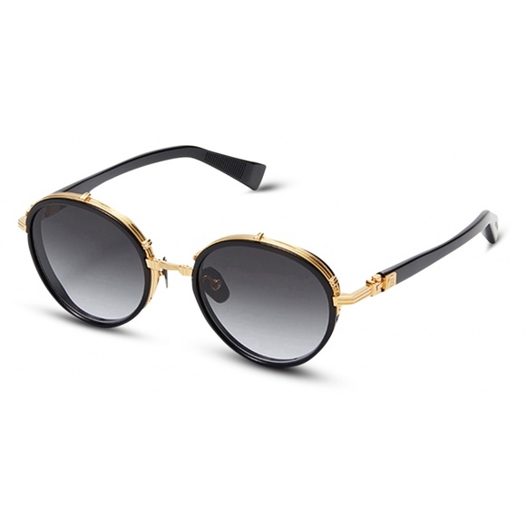 BALMAIN CROISSY BY AKONI BPS 126A Gold Black Titanium Unisex Sunglasses main image 4